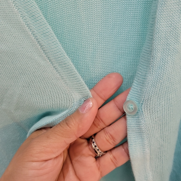 Stella Mccarthy x seven7 1button mint cardigan 3x spring plus size - Picture 6 of 10